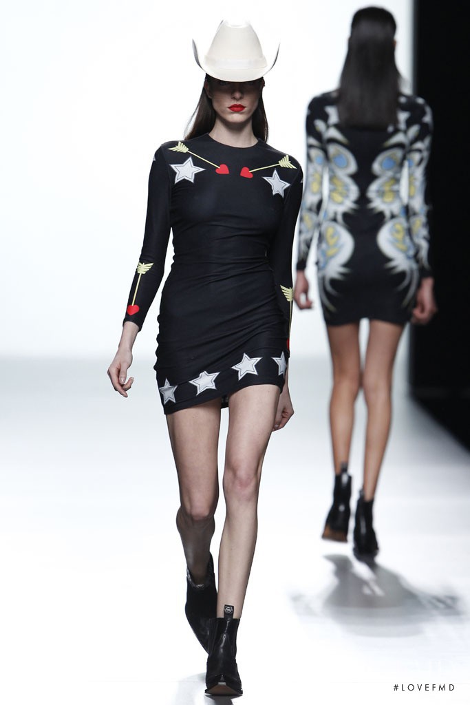 Anna-Maria Nemetz featured in  the Maria Escote fashion show for Autumn/Winter 2014
