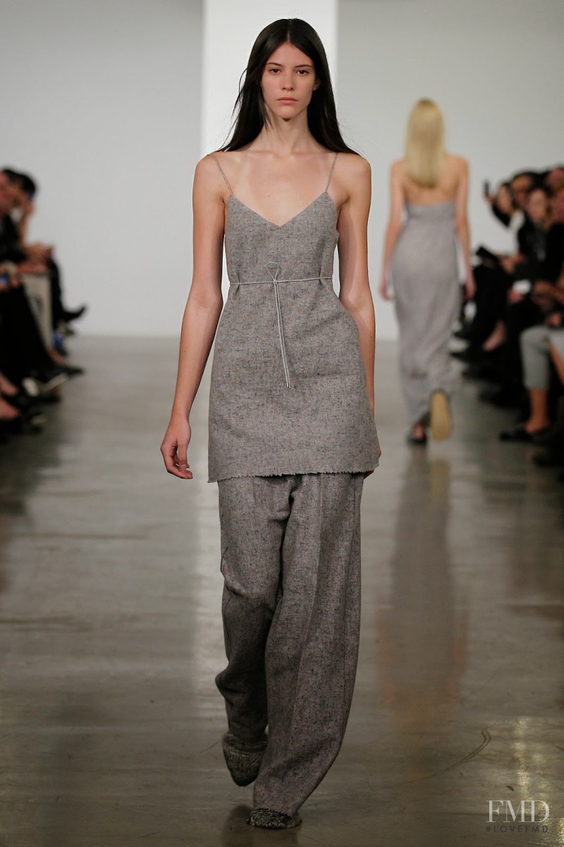 Carla Ciffoni featured in  the Calvin Klein 205W39NYC fashion show for Pre-Fall 2014
