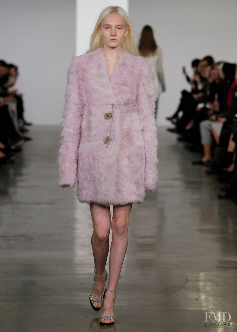 Maja Salamon featured in  the Calvin Klein 205W39NYC fashion show for Pre-Fall 2014