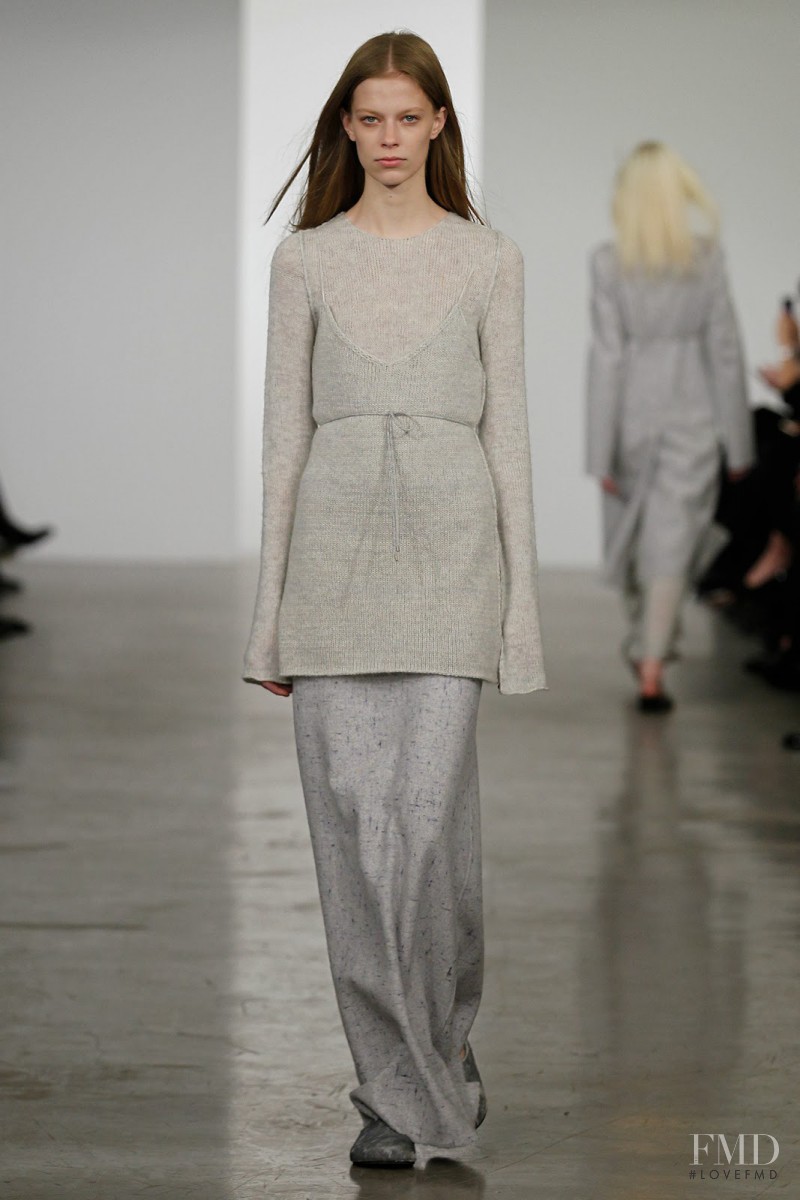 Lexi Boling featured in  the Calvin Klein 205W39NYC fashion show for Pre-Fall 2014