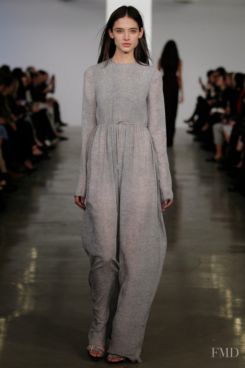Kate Goodling featured in  the Calvin Klein 205W39NYC fashion show for Pre-Fall 2014
