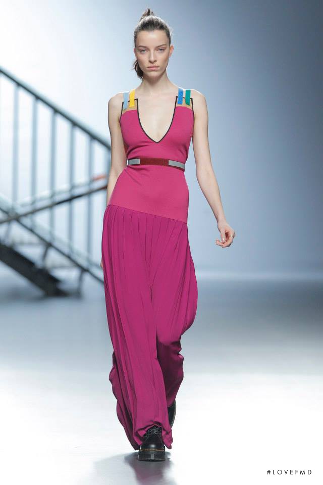 Anna-Maria Nemetz featured in  the Davidelfin fashion show for Autumn/Winter 2014