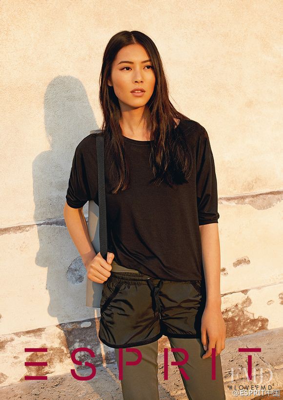 Liu Wen featured in  the Esprit advertisement for Spring 2013