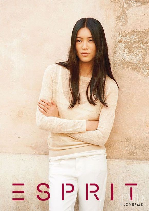 Liu Wen featured in  the Esprit advertisement for Spring 2013