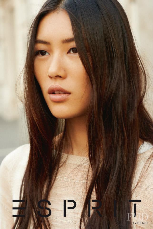 Liu Wen featured in  the Esprit advertisement for Spring 2013