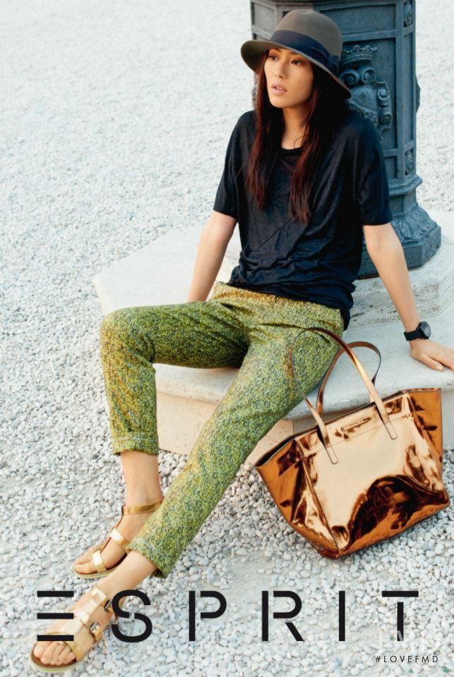 Liu Wen featured in  the Esprit advertisement for Spring 2013