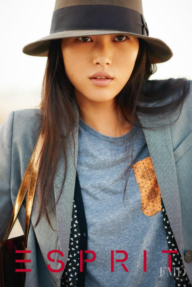 Liu Wen featured in  the Esprit advertisement for Spring 2013