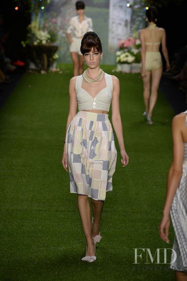Anna-Maria Nemetz featured in  the Lena Hoschek fashion show for Spring/Summer 2014