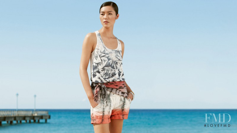 Liu Wen featured in  the Esprit advertisement for Summer 2013