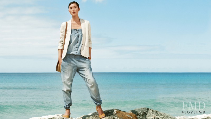 Liu Wen featured in  the Esprit advertisement for Summer 2013