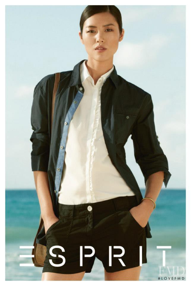 Liu Wen featured in  the Esprit advertisement for Summer 2013