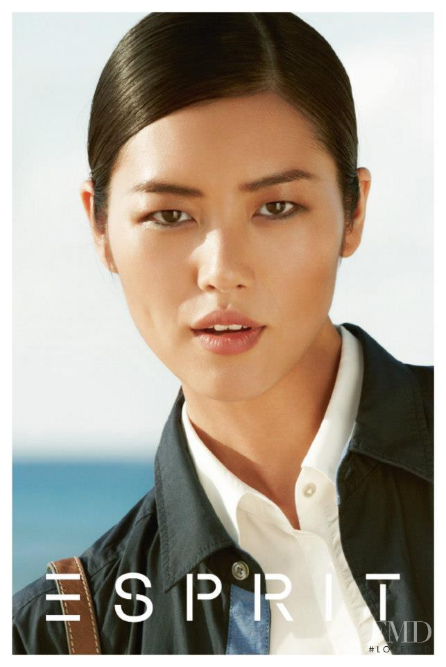 Liu Wen featured in  the Esprit advertisement for Summer 2013