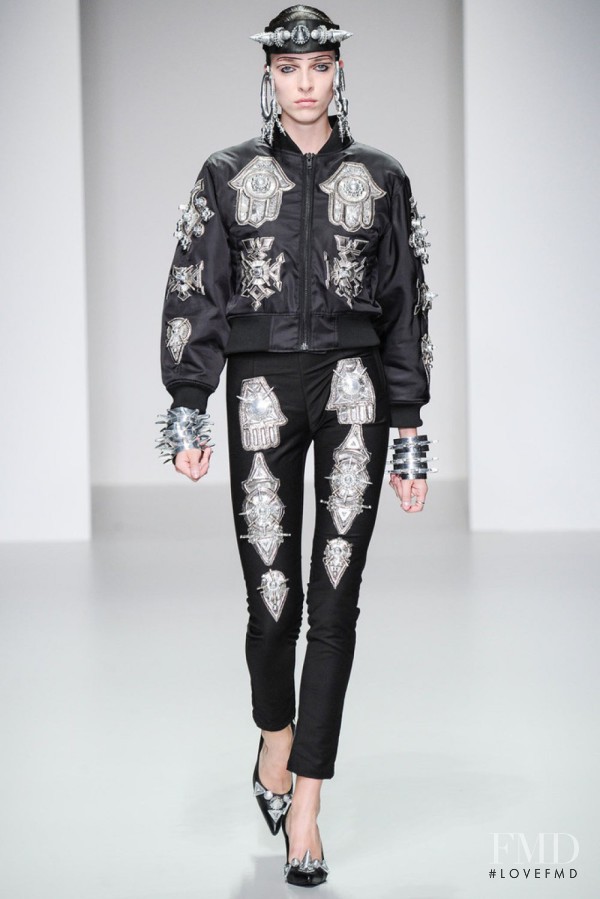 Anna-Maria Nemetz featured in  the KTZ fashion show for Spring/Summer 2014