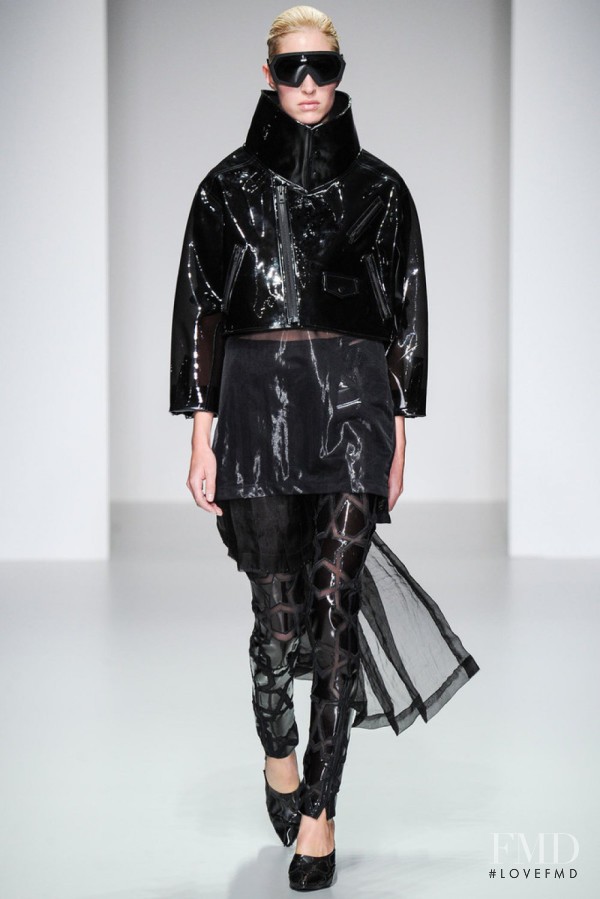 Eveline Rozing featured in  the KTZ fashion show for Spring/Summer 2014