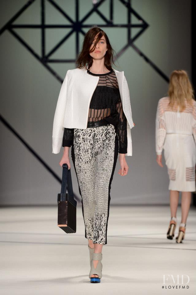 Anna-Maria Nemetz featured in  the Ginger & Smart fashion show for Spring/Summer 2013