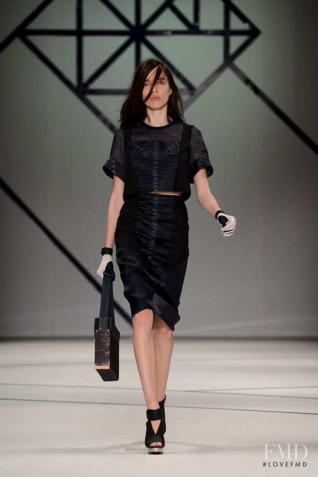 Anna-Maria Nemetz featured in  the Ginger & Smart fashion show for Spring/Summer 2013