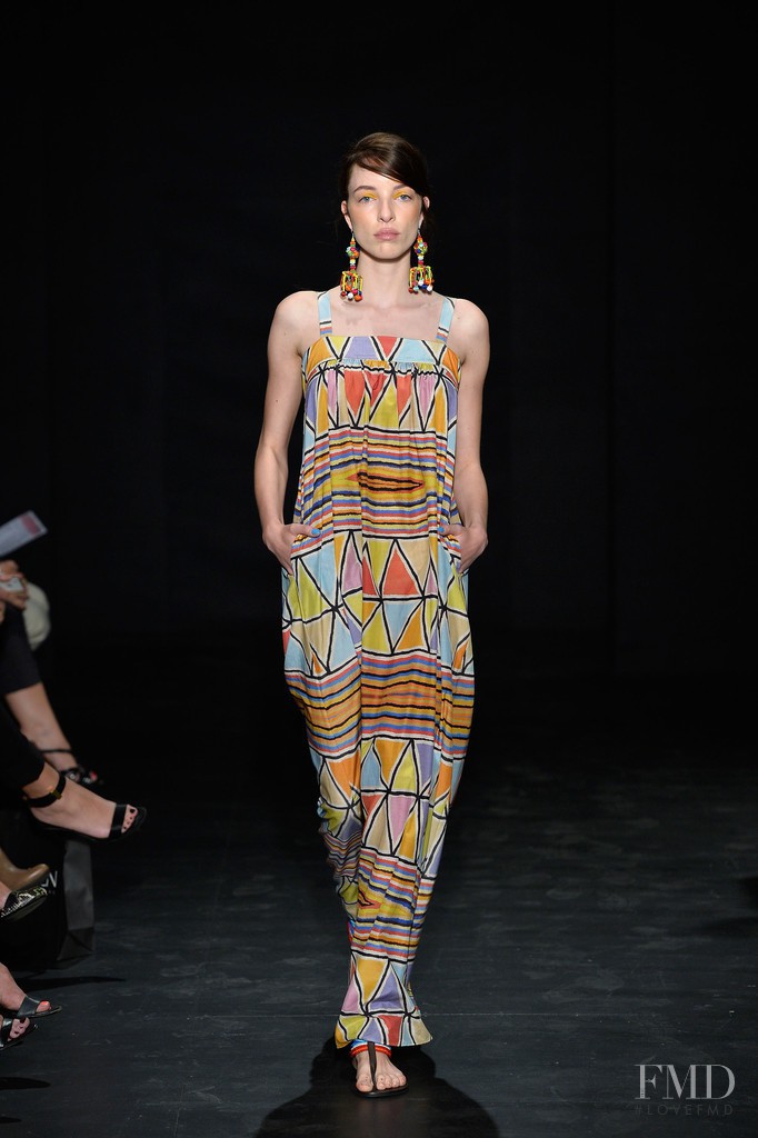 Anna-Maria Nemetz featured in  the Roopa Pemmaraju fashion show for Spring/Summer 2013