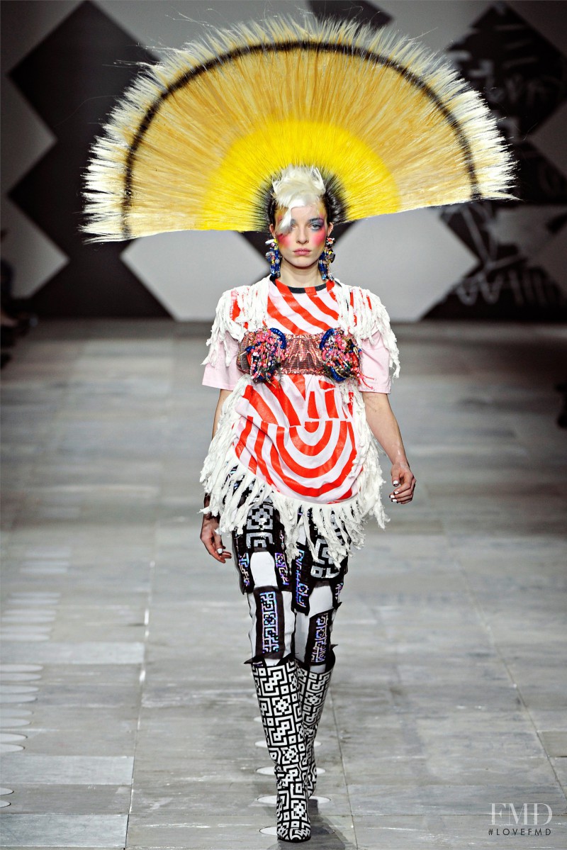 Anna-Maria Nemetz featured in  the Louise Gray fashion show for Autumn/Winter 2012