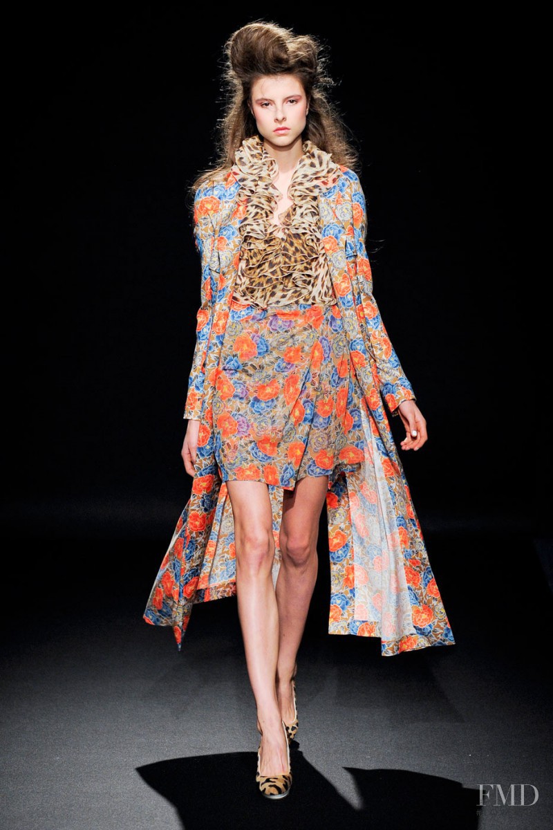 Isaac Lindsay featured in  the Junko Shimada fashion show for Autumn/Winter 2012