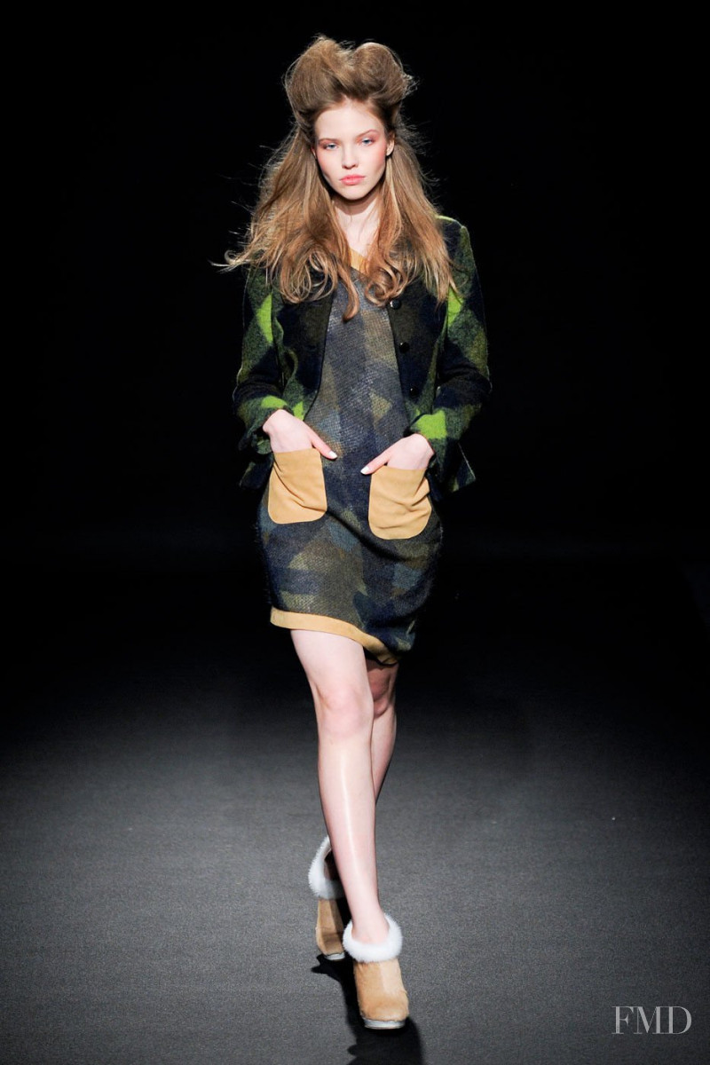 Sasha Luss featured in  the Junko Shimada fashion show for Autumn/Winter 2012