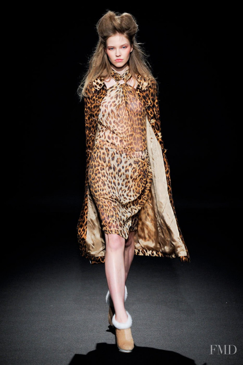 Sasha Luss featured in  the Junko Shimada fashion show for Autumn/Winter 2012