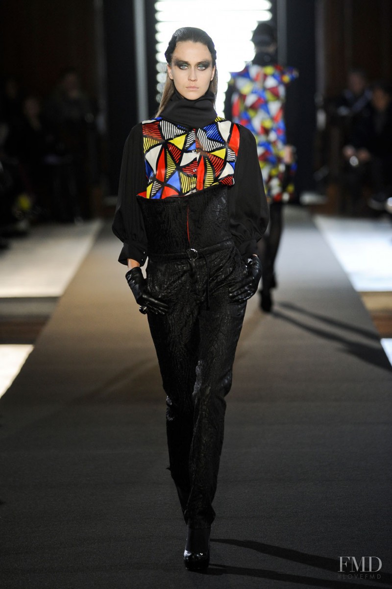 Nastya Choo featured in  the Jean-Charles De Castelbajac fashion show for Autumn/Winter 2012
