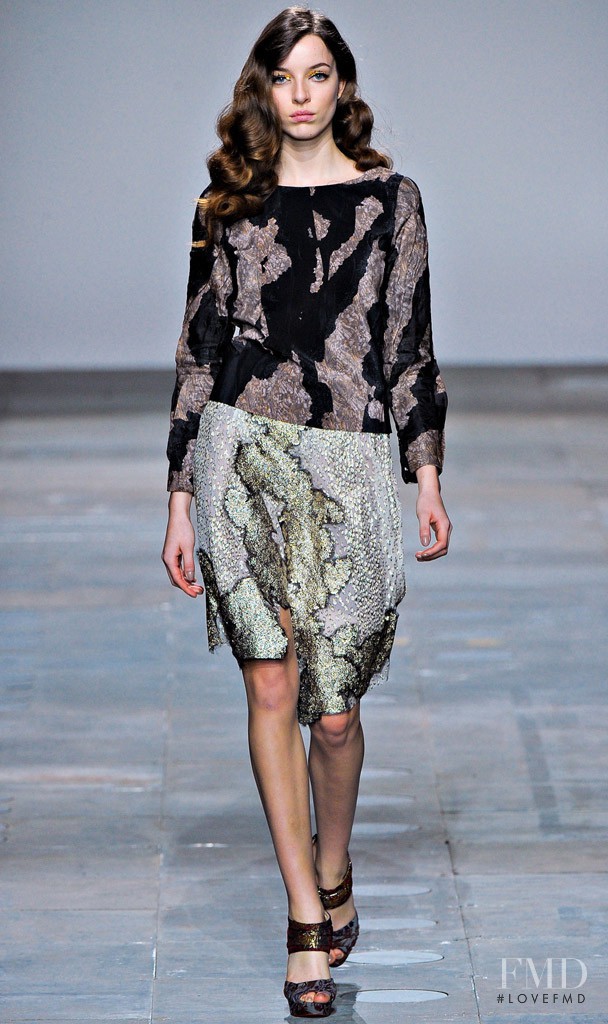 Anna-Maria Nemetz featured in  the Michael van der Ham fashion show for Autumn/Winter 2012
