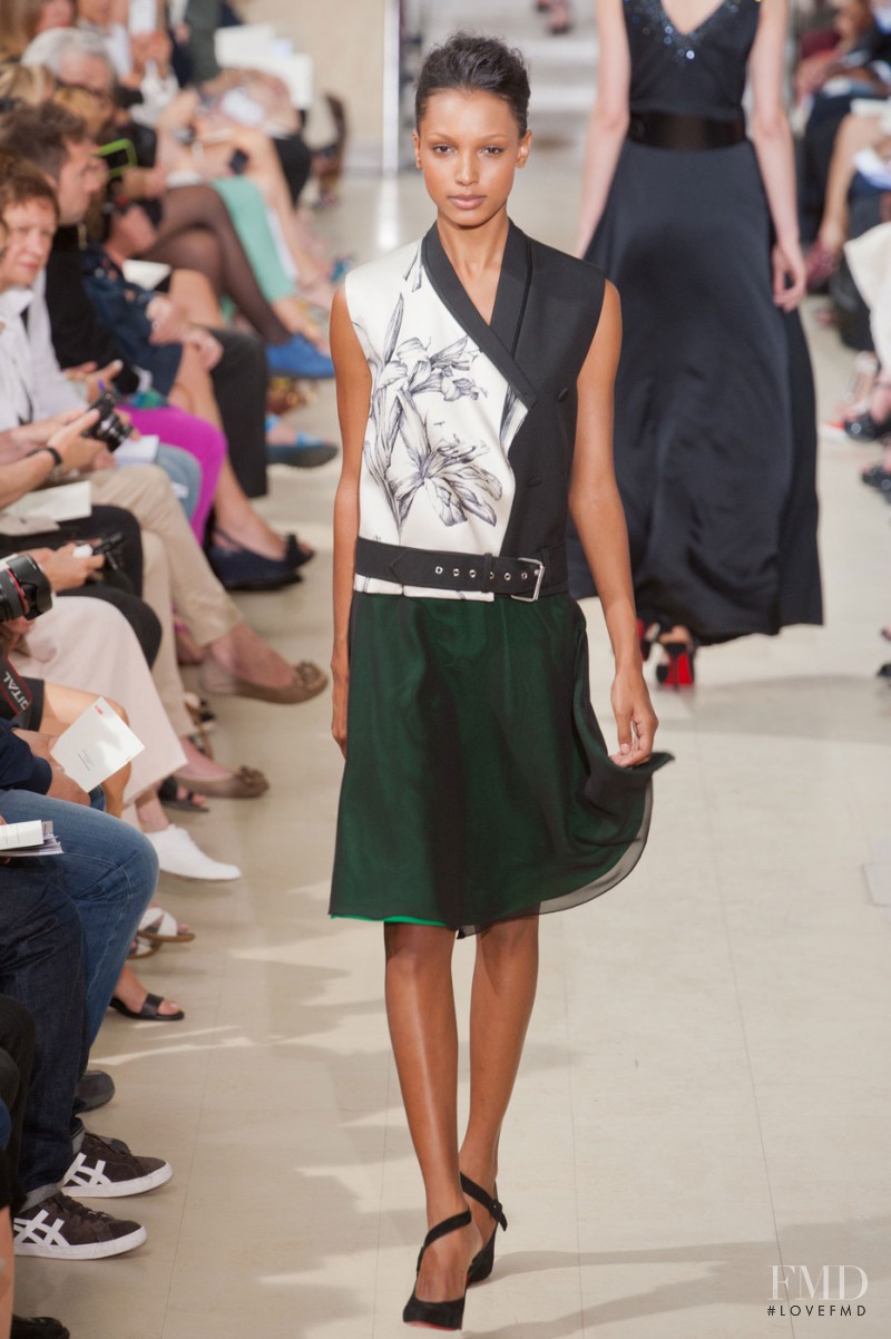 Jasmine Tookes featured in  the Bouchra Jarrar fashion show for Autumn/Winter 2012