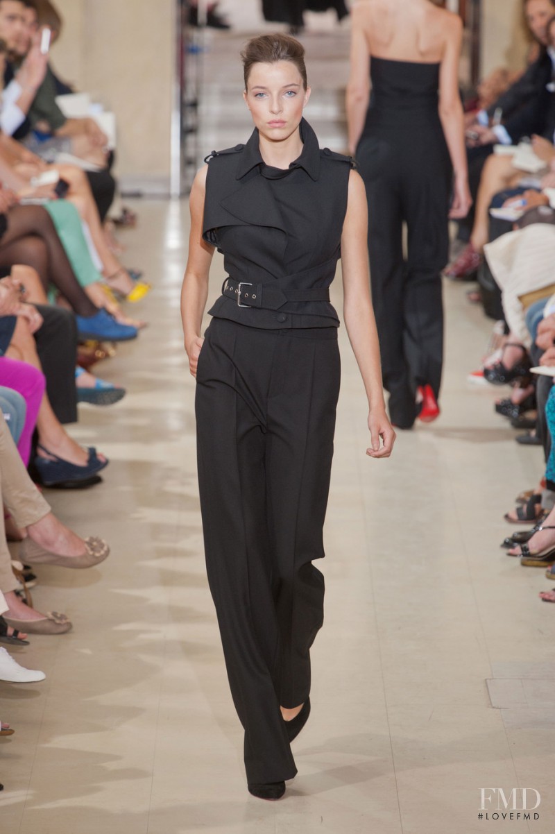 Anna-Maria Nemetz featured in  the Bouchra Jarrar fashion show for Autumn/Winter 2012