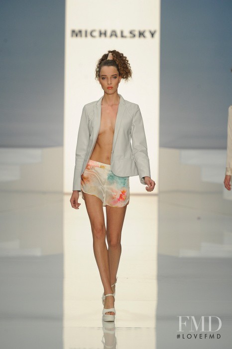 Anna-Maria Nemetz featured in  the Michalsky fashion show for Spring/Summer 2013