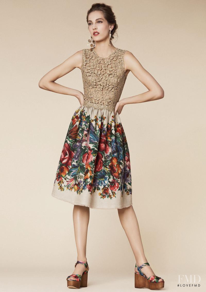 Othilia Simon featured in  the Dolce & Gabbana lookbook for Spring/Summer 2013