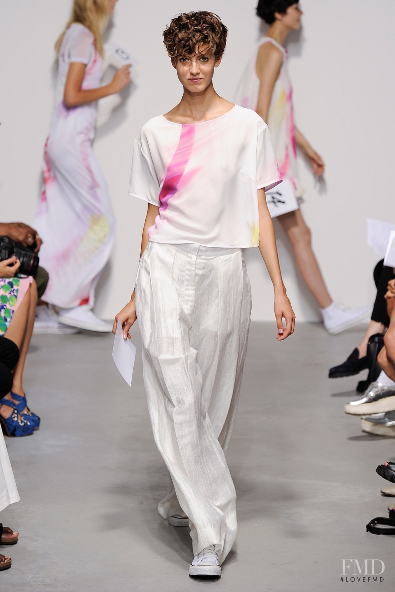 Alyosha Kovalyova featured in  the Adam Selman fashion show for Spring/Summer 2015