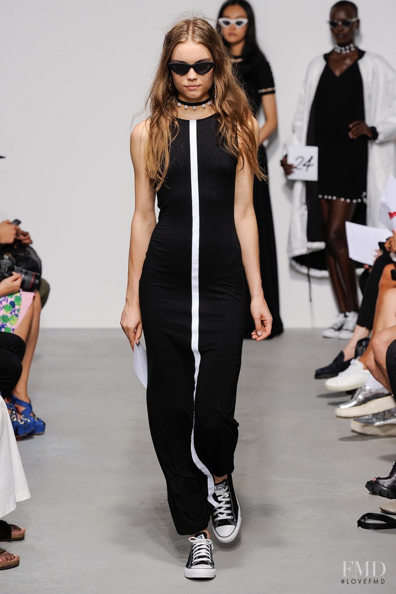 Daria Piotrowiak featured in  the Adam Selman fashion show for Spring/Summer 2015