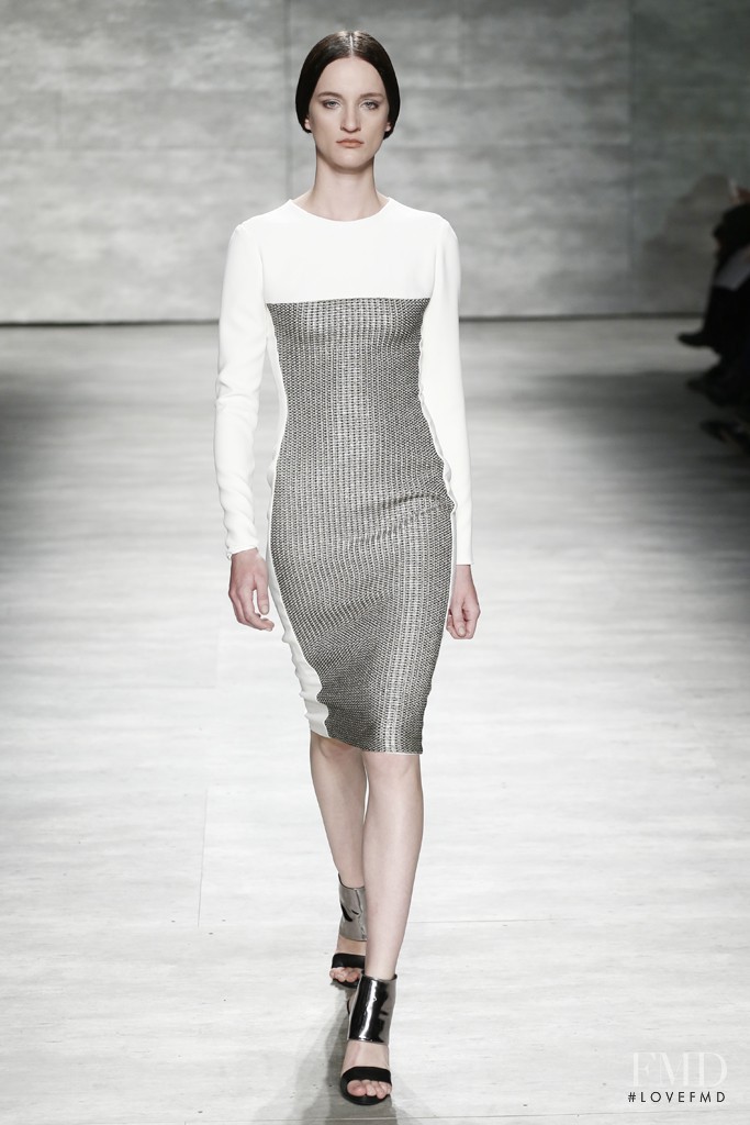 Marina Heiden featured in  the Angel Sanchez fashion show for Autumn/Winter 2014
