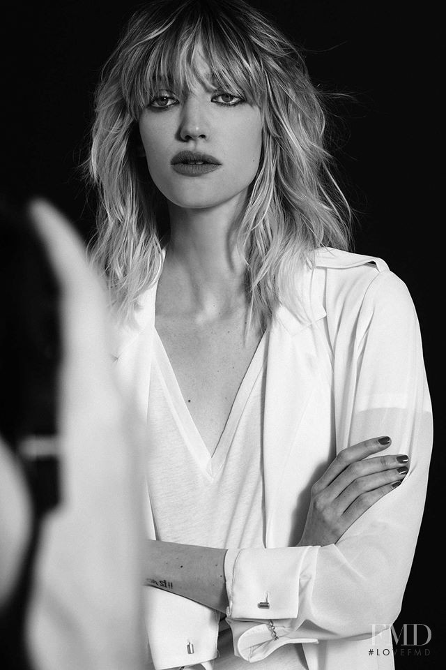 Dana Luz Almada featured in  the Waith lookbook for Spring/Summer 2016