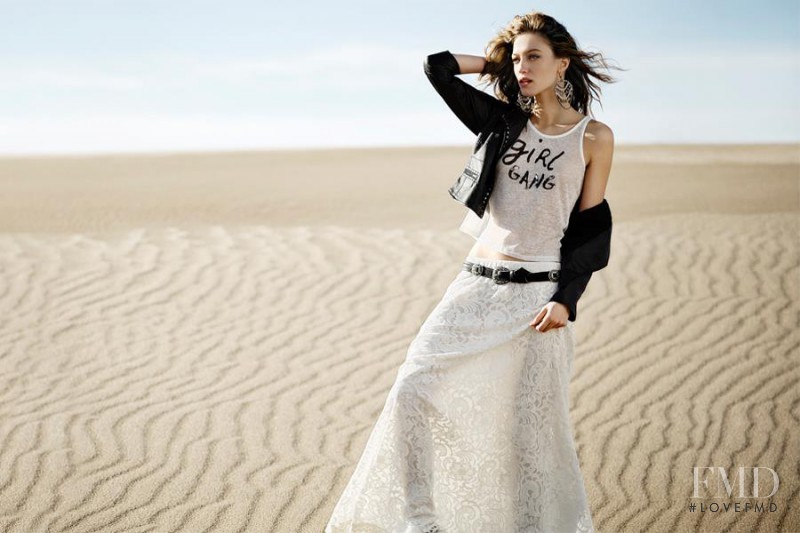 Dana Luz Almada featured in  the Tucci advertisement for Spring/Summer 2015