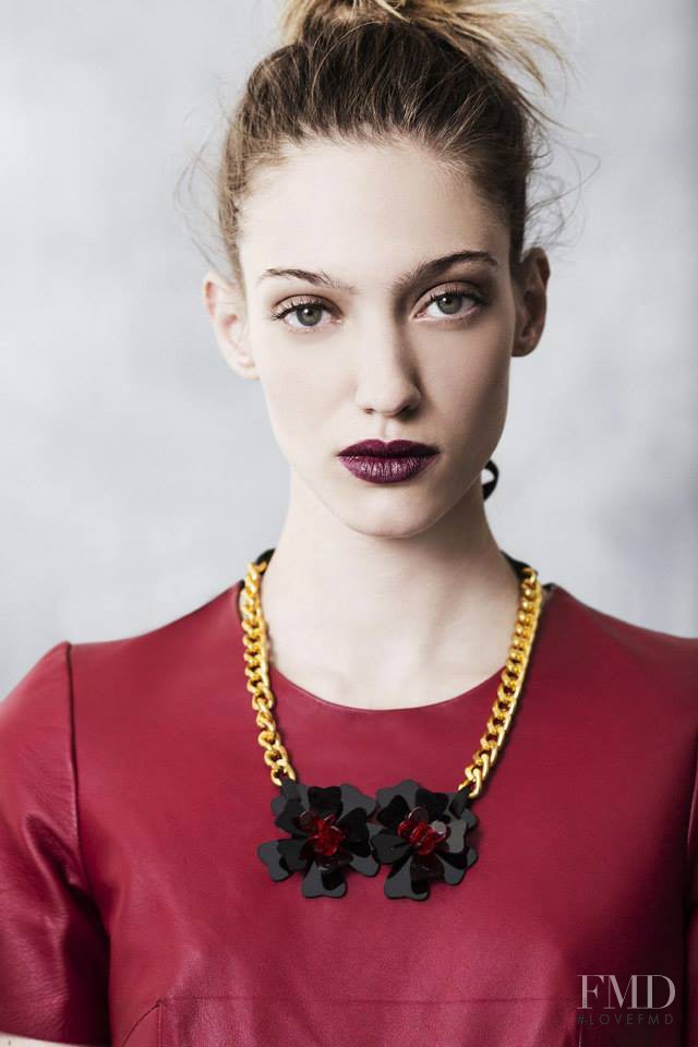 Dana Luz Almada featured in  the UMA lookbook for Autumn/Winter 2014