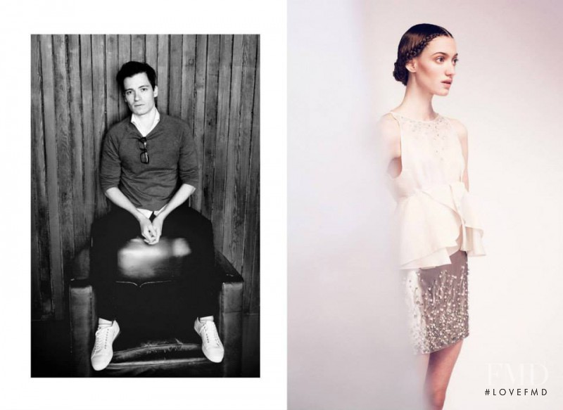 Dana Luz Almada featured in  the BAFWeek lookbook for Spring/Summer 2014