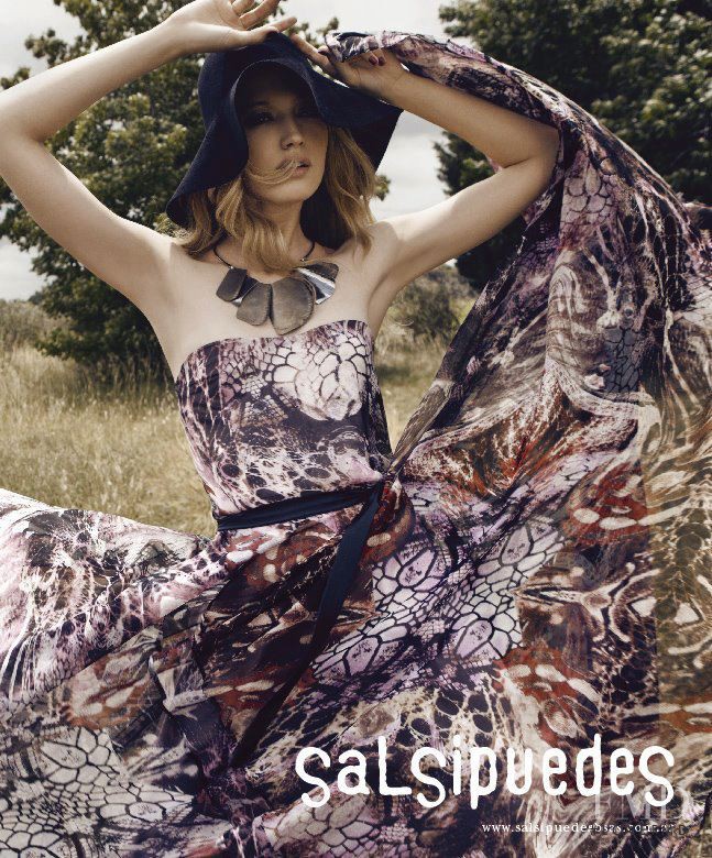 Dana Luz Almada featured in  the Salsipuedes advertisement for Autumn/Winter 2012