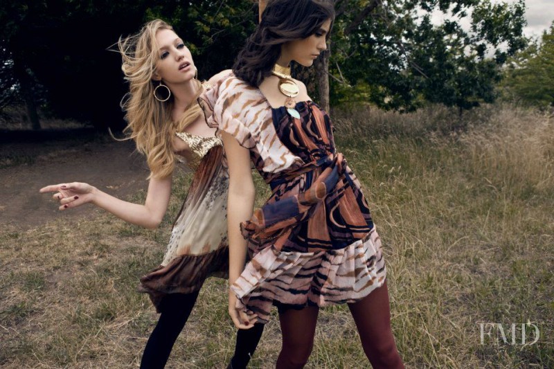 Dana Luz Almada featured in  the Salsipuedes lookbook for Autumn/Winter 2012