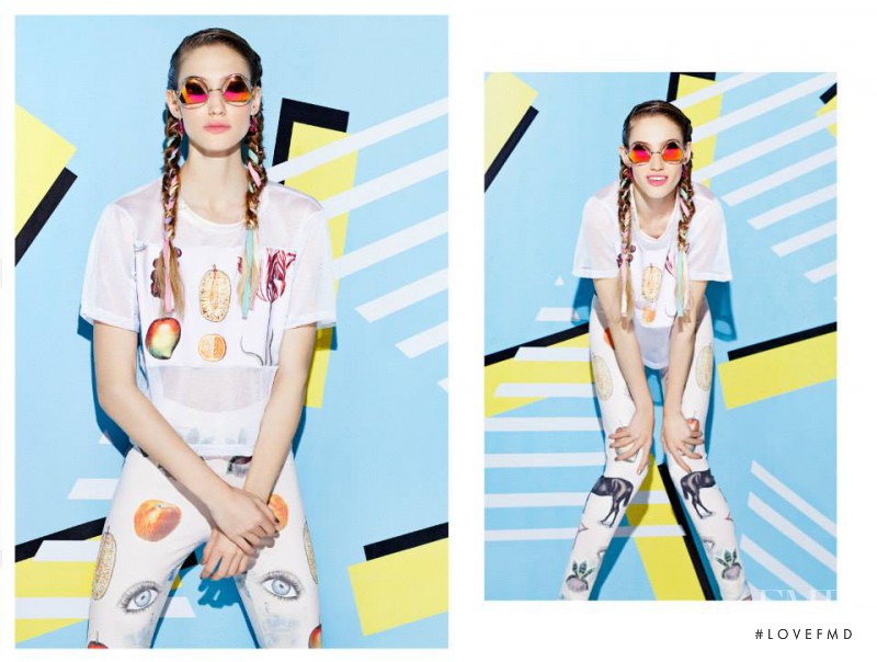 Dana Luz Almada featured in  the Kimeika advertisement for Spring/Summer 2015