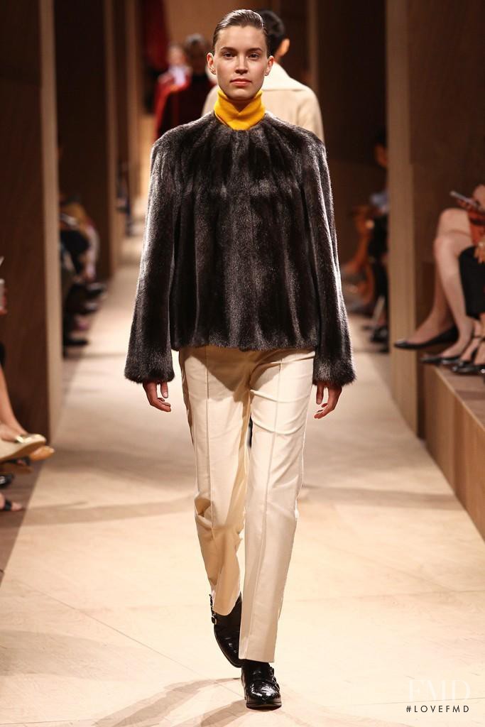 Eliza Hartmann featured in  the Hermès fashion show for Autumn/Winter 2015