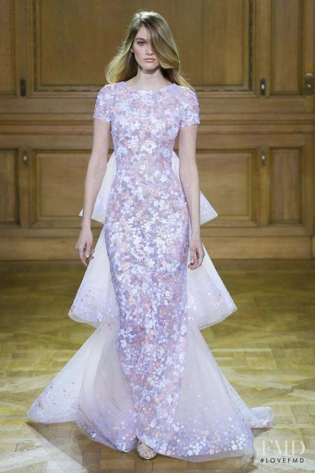 Irina Nikolaeva featured in  the Georges Chakra fashion show for Spring/Summer 2016