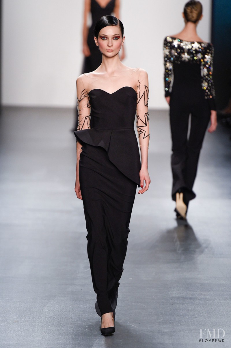 Viola Rogacka featured in  the Chiara Boni La Petite Robe fashion show for Autumn/Winter 2016