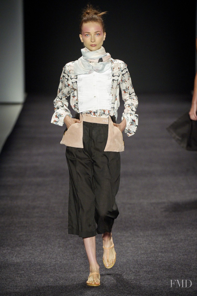 Viola Rogacka featured in  the Francesca Liberatore fashion show for Spring/Summer 2015