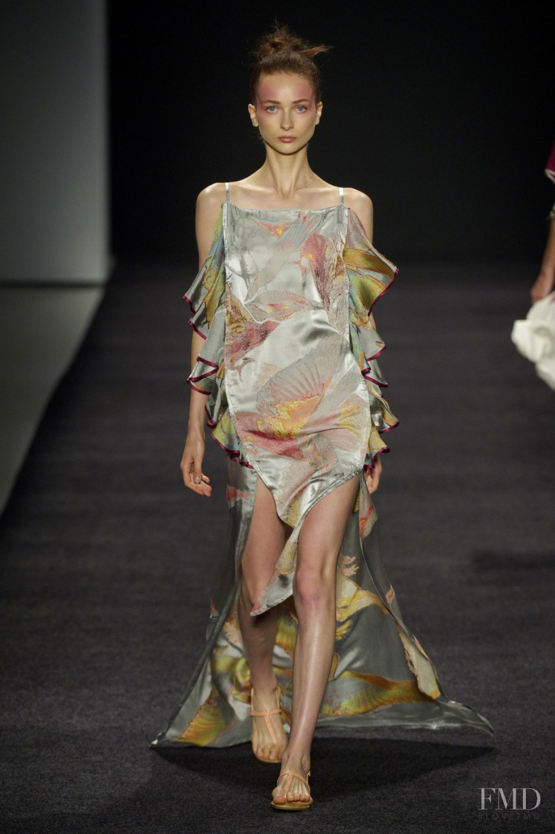 Viola Rogacka featured in  the Francesca Liberatore fashion show for Spring/Summer 2015