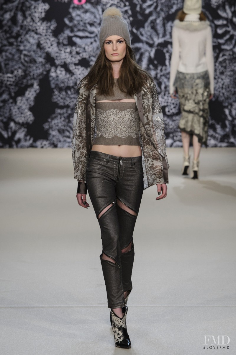 Viktoria Machajdik featured in  the Angelo Marani fashion show for Autumn/Winter 2016