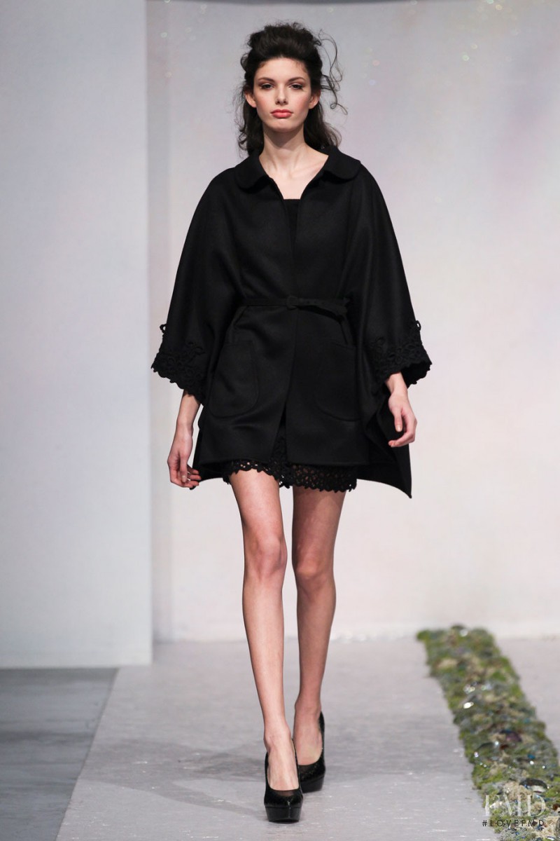 Giulia Manini featured in  the Luisa Beccaria fashion show for Autumn/Winter 2012