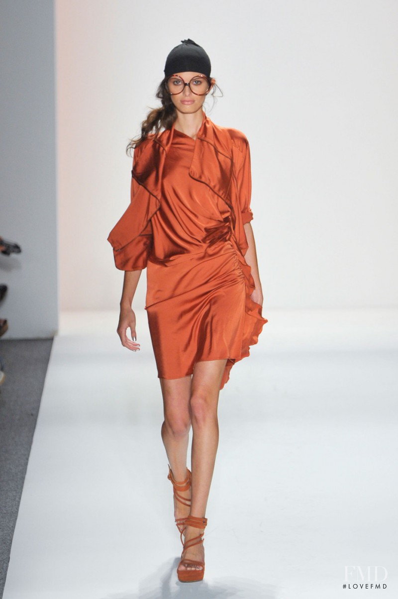 Giulia Manini featured in  the Nicholas K fashion show for Spring/Summer 2013
