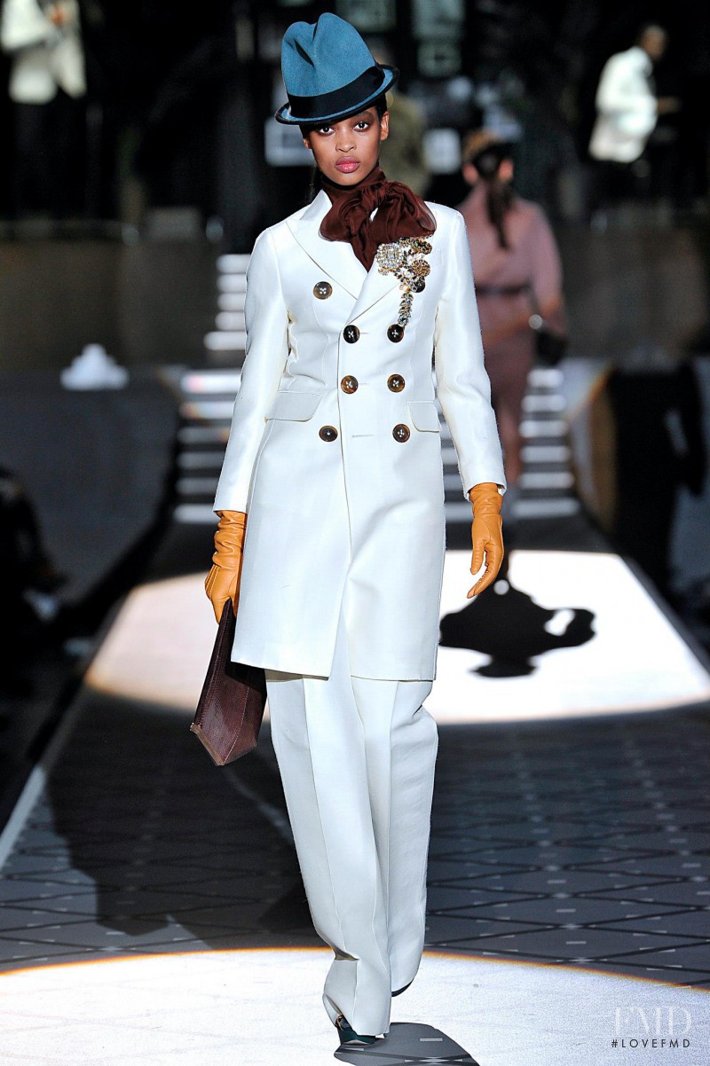 Marihenny Rivera Pasible featured in  the DSquared2 fashion show for Autumn/Winter 2013